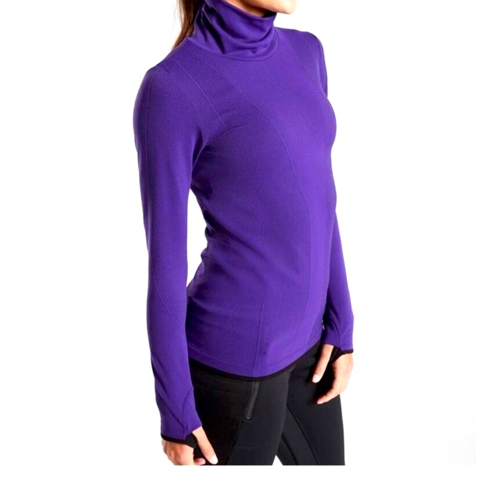 Purple Athleta turtleneck